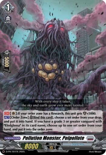 Image for Pollution Monster, Polpollute (D Promo Cards) (D-PR/791EN) - Cardfight Vanguard