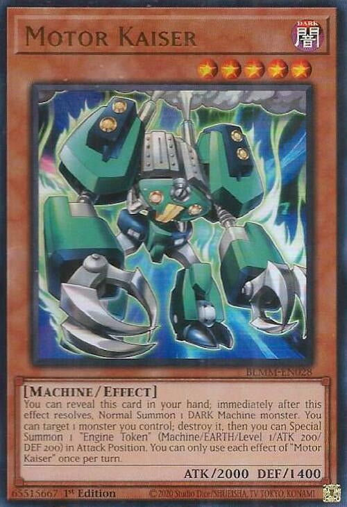 Image for Motor Kaiser (Battles of Legend: Monster Mayhem) (BLMM-EN028) - YuGiOh