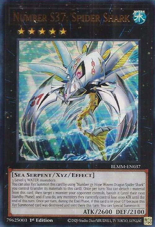 Image for Number S37: Spider Shark (Battles of Legend: Monster Mayhem) (BLMM-EN037) - YuGiOh