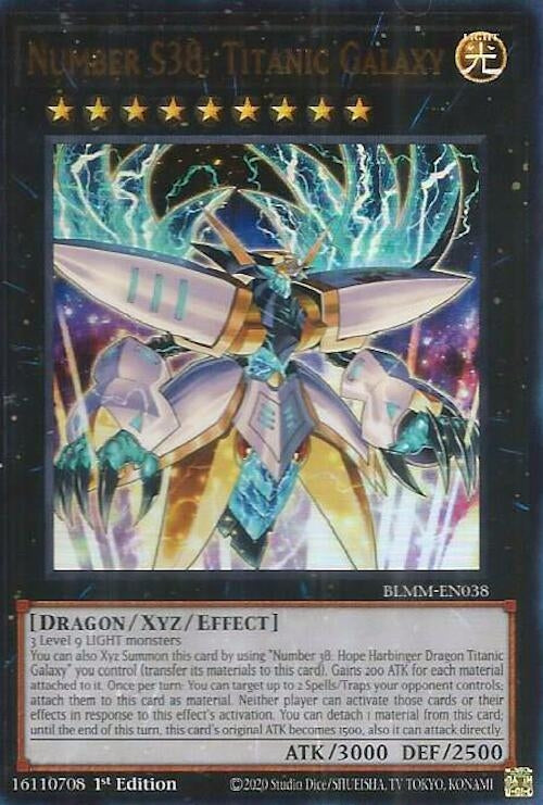 Image for Number S38: Titanic Galaxy (Battles of Legend: Monster Mayhem) (BLMM-EN038) - YuGiOh