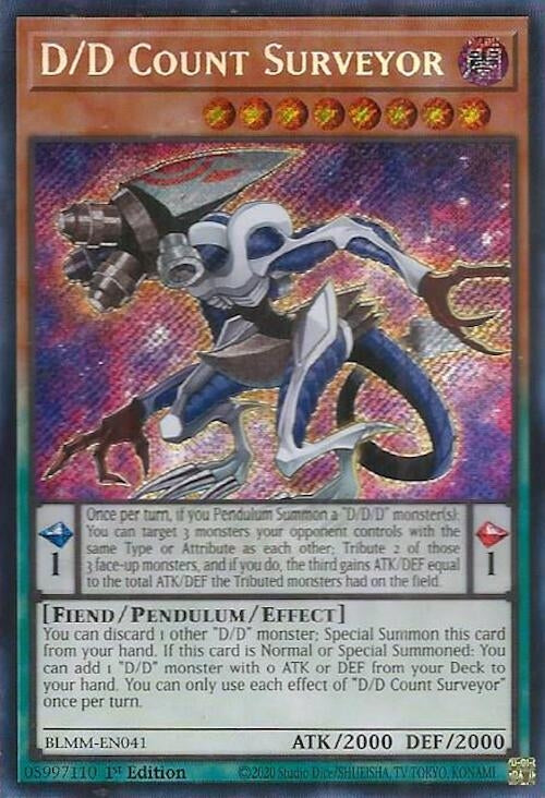 Image for D/D Count Surveyor (Battles of Legend: Monster Mayhem) (BLMM-EN041) - YuGiOh