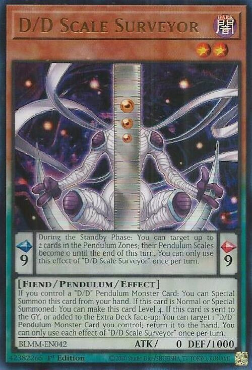 Image for D/D Scale Surveyor (Battles of Legend: Monster Mayhem) (BLMM-EN042) - YuGiOh