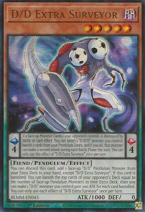 Image for D/D Extra Surveyor (Battles of Legend: Monster Mayhem) (BLMM-EN043) - YuGiOh