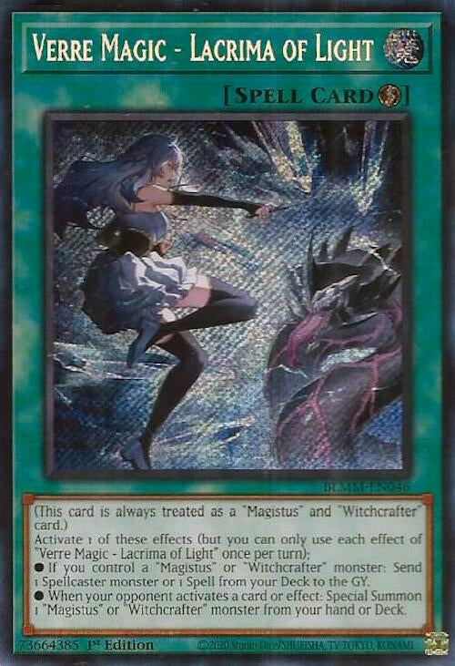 Image for Verre Magic - Lacrima of Light (Battles of Legend: Monster Mayhem) (BLMM-EN046) - YuGiOh