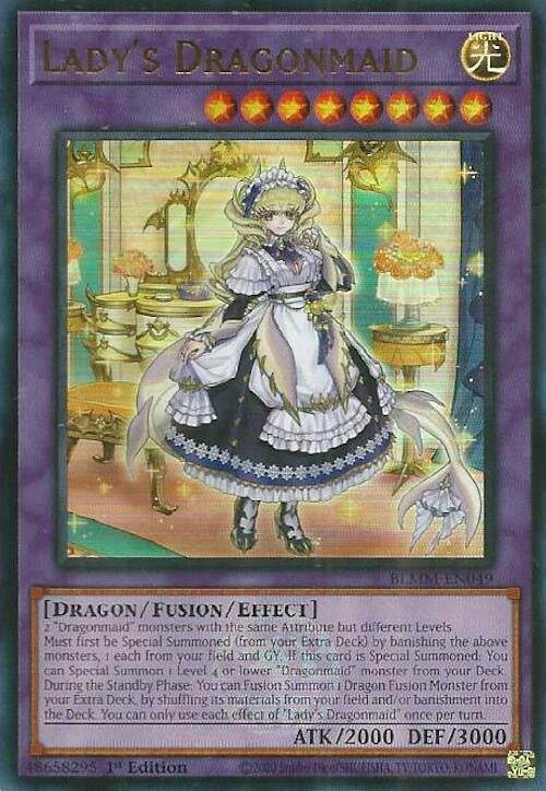 Image for Lady's Dragonmaid (Battles of Legend: Monster Mayhem) (BLMM-EN049) - YuGiOh