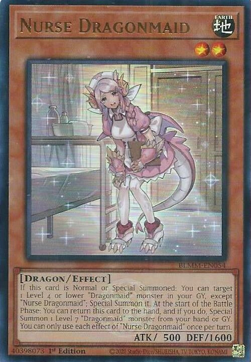Image for Nurse Dragonmaid (Battles of Legend: Monster Mayhem) (BLMM-EN054) - YuGiOh