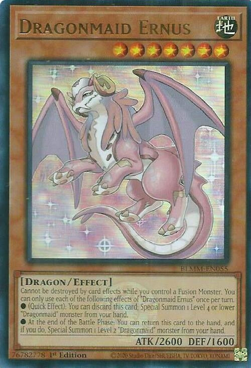 Image for Dragonmaid Ernus (Battles of Legend: Monster Mayhem) (BLMM-EN055) - YuGiOh