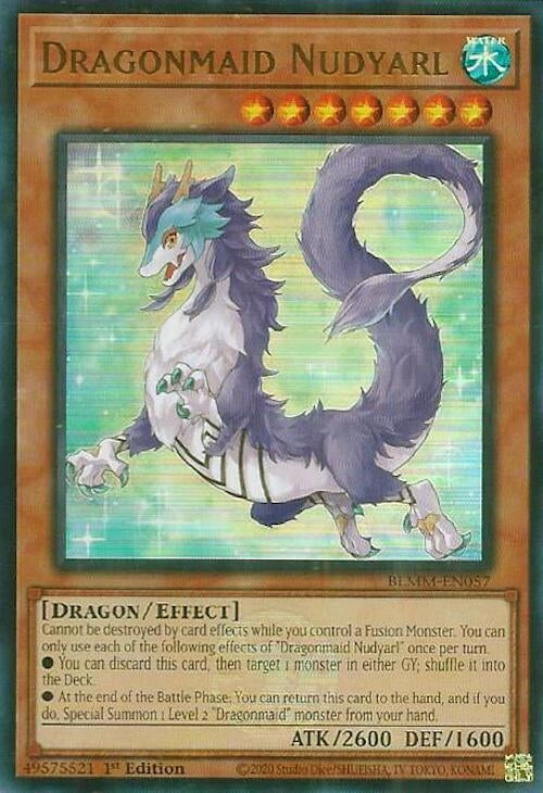 Image for Dragonmaid Nudyarl (Battles of Legend: Monster Mayhem) (BLMM-EN057) - YuGiOh
