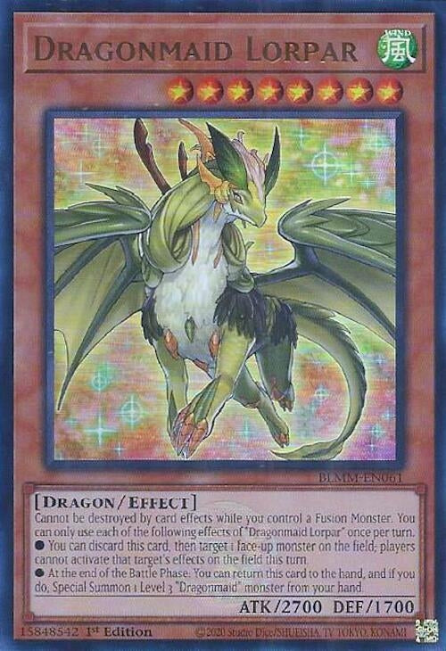 Image for Dragonmaid Lorpar (Battles of Legend: Monster Mayhem) (BLMM-EN061) - YuGiOh