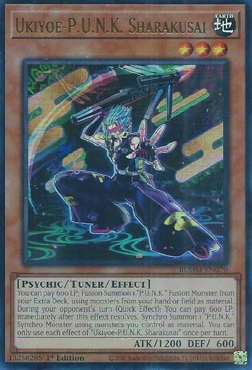 Image for Ukiyoe-P.U.N.K. Sharakusai (Battles of Legend: Monster Mayhem) (BLMM-EN070) - YuGiOh