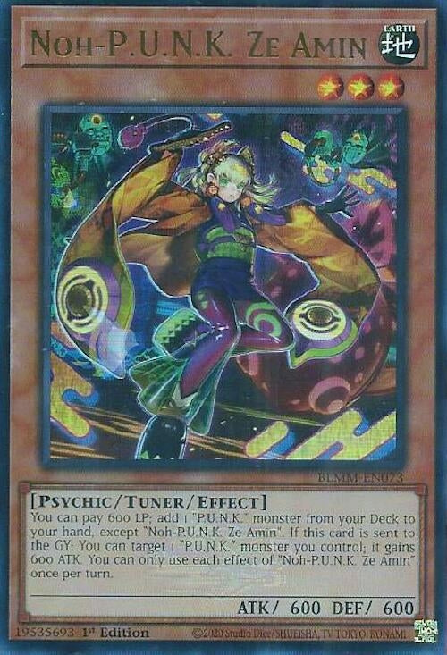 Image for Noh-P.U.N.K. Ze Amin (Battles of Legend: Monster Mayhem) (BLMM-EN073) - YuGiOh