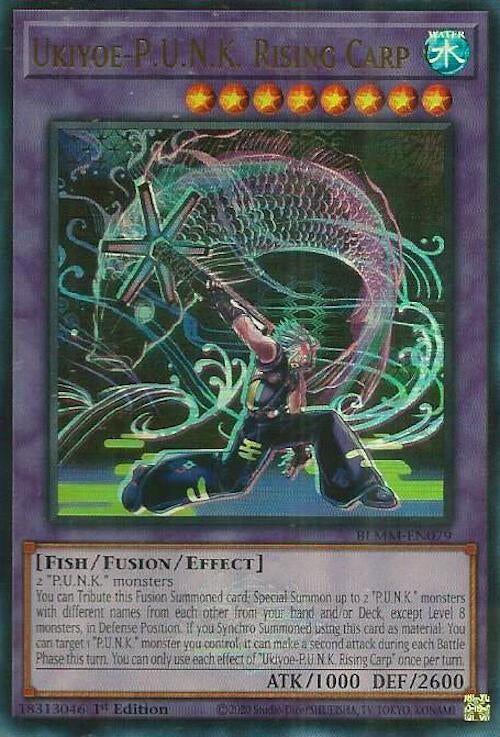 Image for Ukiyoe-P.U.N.K. Rising Carp (Battles of Legend: Monster Mayhem) (BLMM-EN079) - YuGiOh