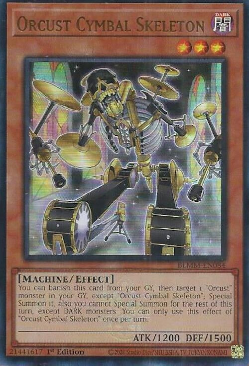 Image for Orcust Cymbal Skeleton (Battles of Legend: Monster Mayhem) (BLMM-EN084) - YuGiOh