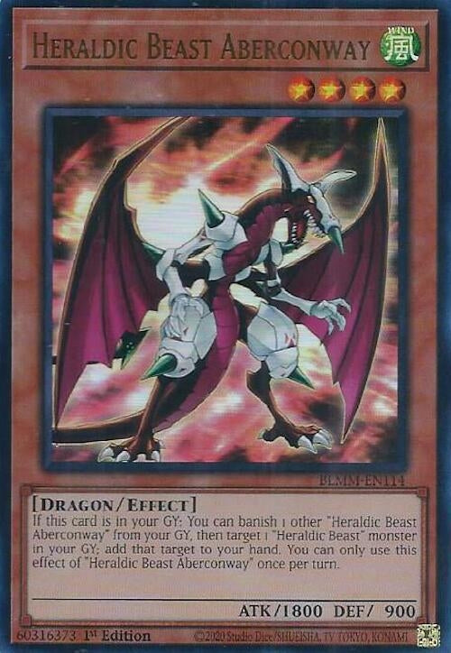 Image for Heraldic Beast Aberconway (Battles of Legend: Monster Mayhem) (BLMM-EN114) - YuGiOh