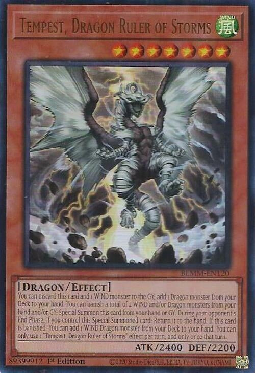 Image for Tempest, Dragon Ruler of Storms (Battles of Legend: Monster Mayhem) (BLMM-EN120) - YuGiOh