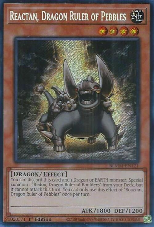 Image for Reactan, Dragon Ruler of Pebbles (Battles of Legend: Monster Mayhem) (BLMM-EN121) - YuGiOh