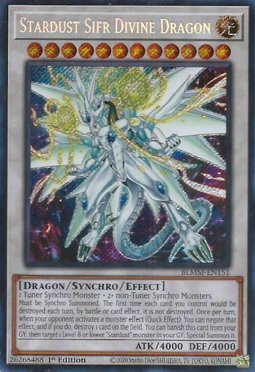 Image for Stardust Sifr Divine Dragon (Battles of Legend: Monster Mayhem) (BLMM-EN151) - YuGiOh