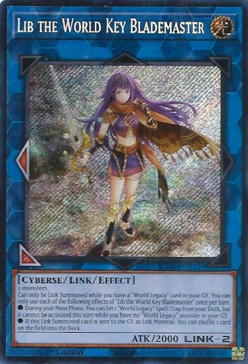 Image for Lib the World Key Blademaster (Battles of Legend: Monster Mayhem) (BLMM-EN159) - YuGiOh