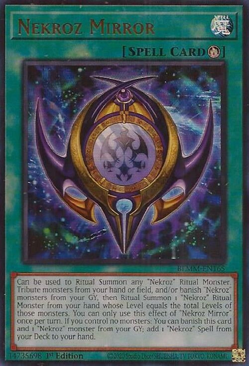 Image for Nekroz Mirror (Battles of Legend: Monster Mayhem) (BLMM-EN165) - YuGiOh