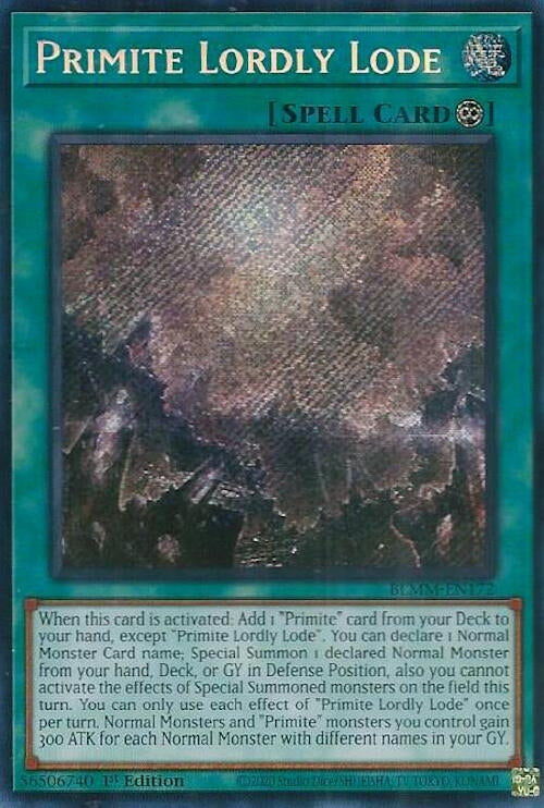 Image for Primite Lordly Lode (Battles of Legend: Monster Mayhem) (BLMM-EN172) - YuGiOh