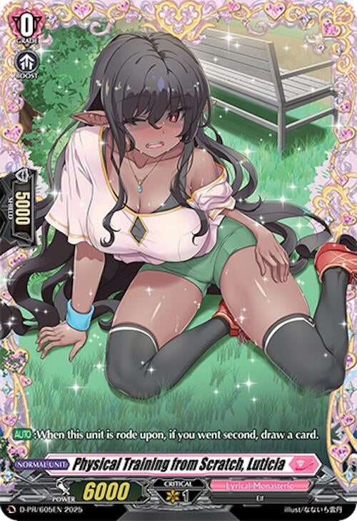 Image for Physical Training from Scratch, Luticia (D Promo Cards) (D-PR/605EN) - Cardfight Vanguard