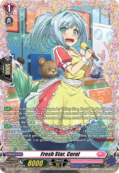 Image for Fresh Star, Coral (D Promo Cards) (D-PR/716EN) - Cardfight Vanguard