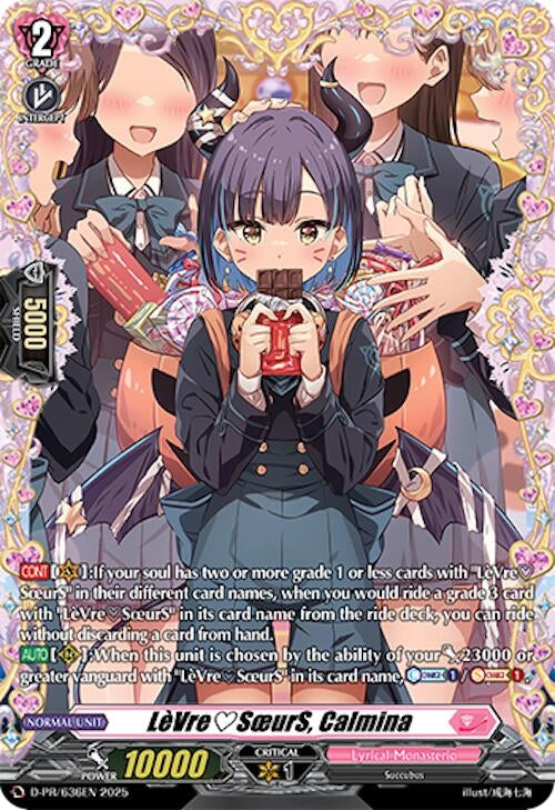 Image for LeVreSoeurS, Calmina (D Promo Cards) (D-PR/636EN) - Cardfight Vanguard