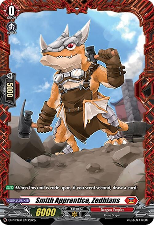 Image for Smith Apprentice, Zedhlans (D Promo Cards) (D-PR/641EN) - Cardfight Vanguard