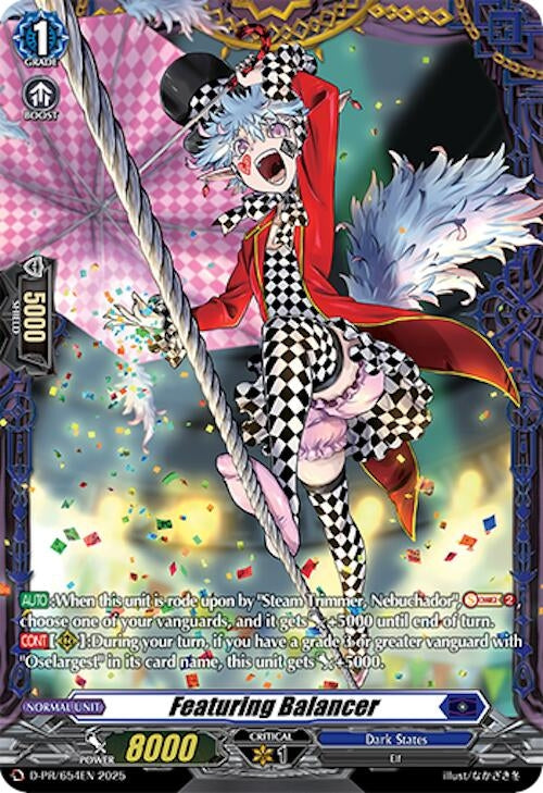 Image for Featuring Balancer (D Promo Cards) (D-PR/654EN) - Cardfight Vanguard