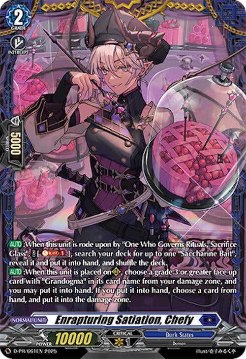 Image for Enrapturing Satiation, Chefy (D Promo Cards) (D-PR/661EN) - Cardfight Vanguard