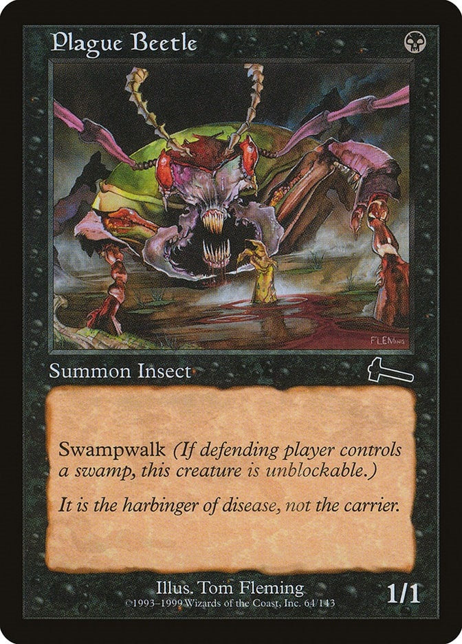 Image for Plague Beetle (Urza's Legacy) (64) - Magic: The Gathering