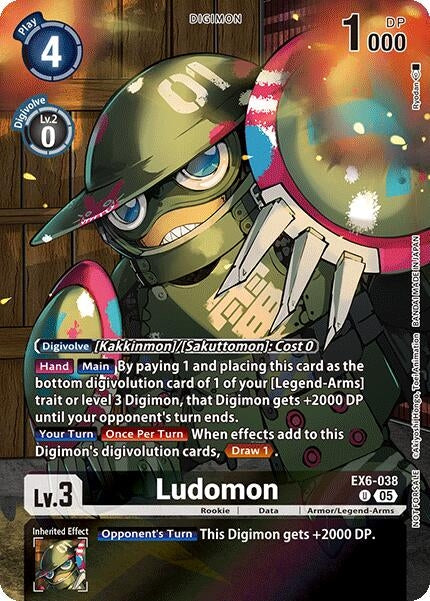 Image for Ludomon (Versus Monsters Legend Pack 2025) (Versus Monsters) (EX6-038 U) - Digimon Card Game