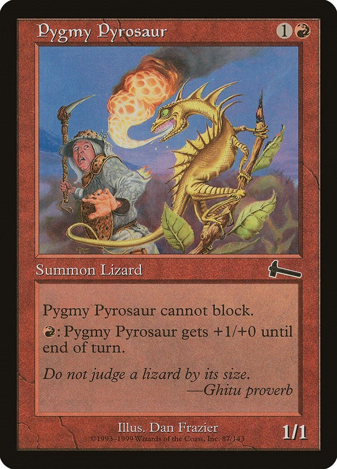 Image for Pygmy Pyrosaur (Urza's Legacy) (87) - Magic: The Gathering