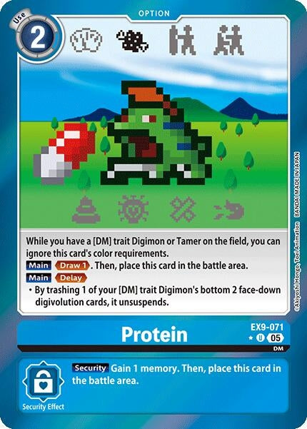 Image for Protein (Limited Foil) (Versus Monsters) (EX9-071 U) - Digimon Card Game