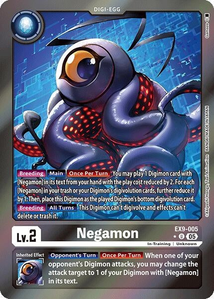 Image for Negamon (Limited Foil) (Versus Monsters) (EX9-005 U) - Digimon Card Game