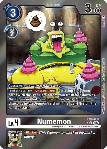 Image for Numemon (Limited Foil) (Versus Monsters) (EX9-050 U) - Digimon Card Game