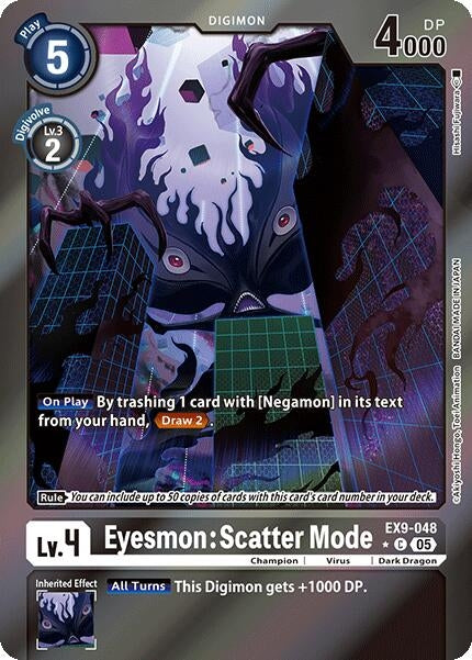 Image for Eyesmon: Scatter Mode (Limited Foil) (Versus Monsters) (EX9-048 C) - Digimon Card Game