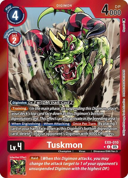 Image for Tuskmon (Limited Foil) (Versus Monsters) (EX9-010 C) - Digimon Card Game