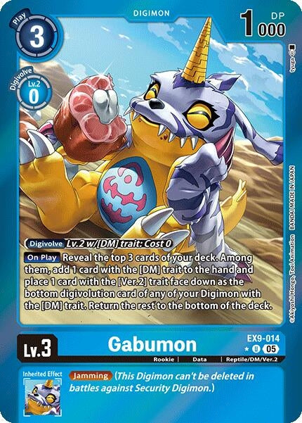 Image for Gabumon (Limited Foil) (Versus Monsters) (EX9-014 U) - Digimon Card Game
