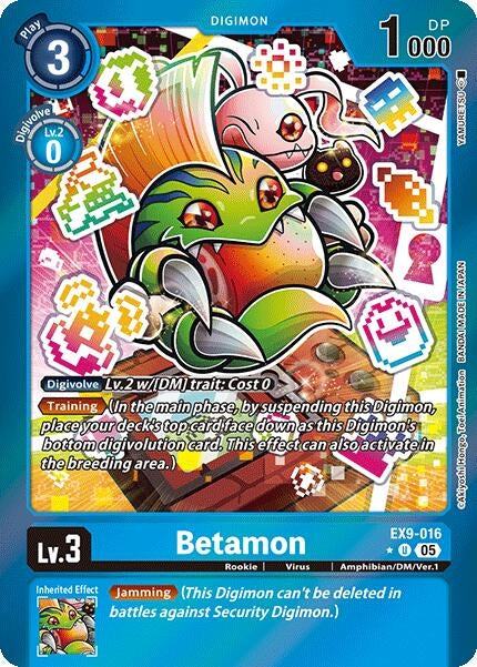 Image for Betamon (Limited Foil) (Versus Monsters) (EX9-016 U) - Digimon Card Game