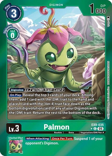 Image for Palmon (Limited Foil) (Versus Monsters) (EX9-035 C) - Digimon Card Game