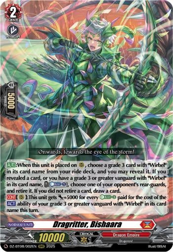 Image for Dragritter, Bishaara (DZ-BT08: Knights 0f Rebirth) (DZ-BT08/002EN) - Cardfight Vanguard