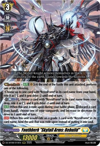 Image for Youthberk "Skyfall Arms: Rebuild" (DZ-BT08: Knights 0f Rebirth) (DZ-BT08/010EN) - Cardfight Vanguard