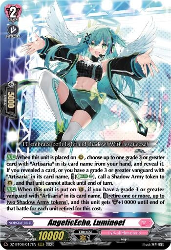 Image for AngelicEcho, Luminoel (DZ-BT08: Knights 0f Rebirth) (DZ-BT08/017EN) - Cardfight Vanguard