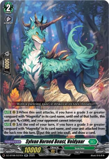 Image for Sylvan Horned Beast, Voldyaar (DZ-BT08: Knights 0f Rebirth) (DZ-BT08/037EN) - Cardfight Vanguard