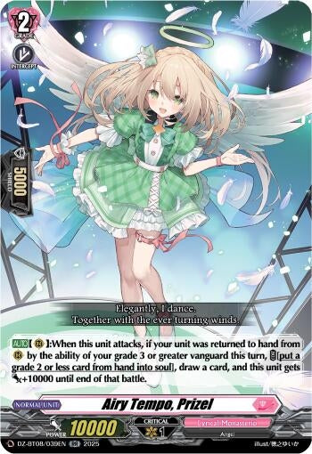 Image for Airy Tempo, Prizel (DZ-BT08: Knights 0f Rebirth) (DZ-BT08/039EN) - Cardfight Vanguard