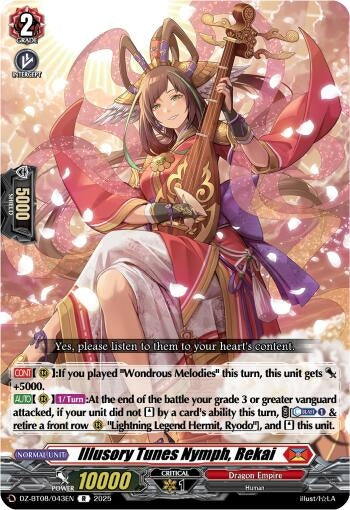 Image for Illusory Tunes Nymph, Rekai (DZ-BT08: Knights 0f Rebirth) (DZ-BT08/043EN) - Cardfight Vanguard