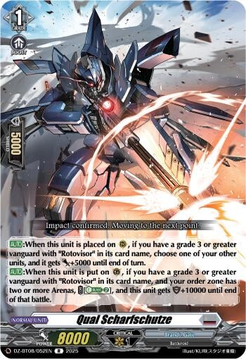 Image for Qual Scharfschutze (DZ-BT08: Knights 0f Rebirth) (DZ-BT08/052EN) - Cardfight Vanguard
