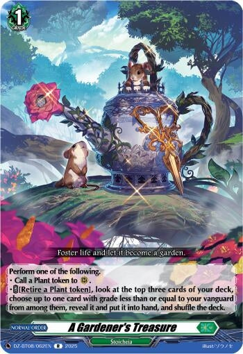 Image for A Gardener's Treasure (DZ-BT08: Knights 0f Rebirth) (DZ-BT08/062EN) - Cardfight Vanguard