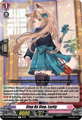 Image for Step By Step, Lezity (DZ-BT08: Knights 0f Rebirth) (DZ-BT08/064EN) - Cardfight Vanguard